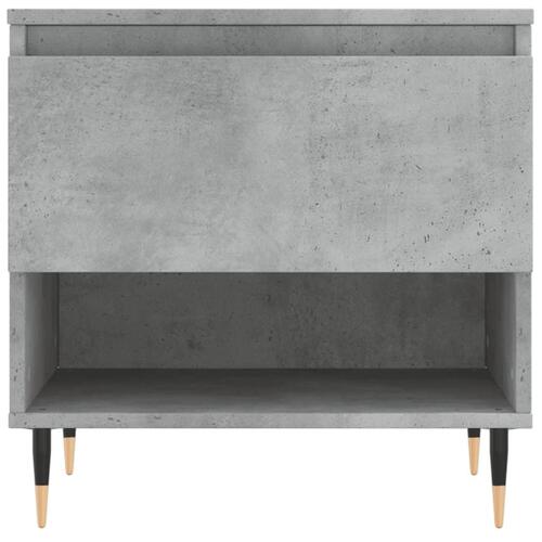 Sofabord 50x46x50 cm konstrueret træ betongrå