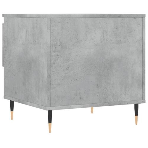 Sofabord 50x46x50 cm konstrueret træ betongrå