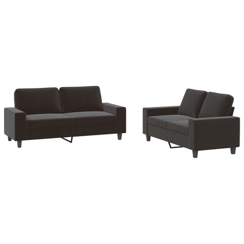 2 personers sofa stof sort