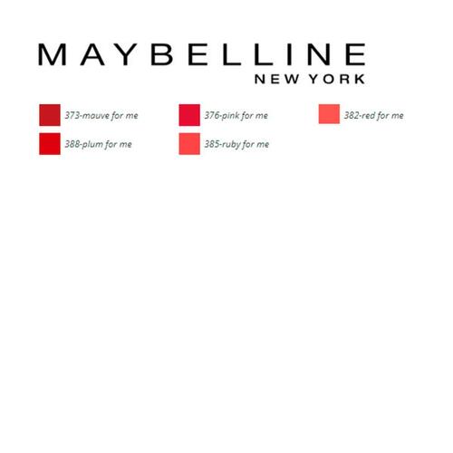 Læbestift Color Sensational Maybelline (22 g) 382-red for me