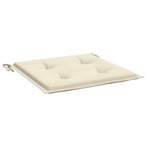 Hynder til havestol 4 stk. 50x50x3 cm oxfordstof cremefarvet