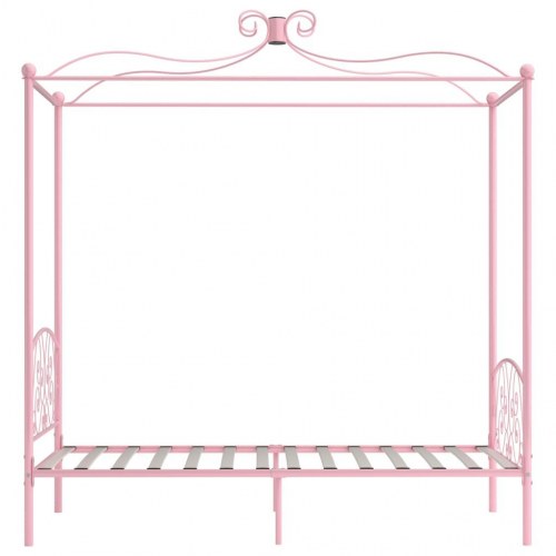 Sengestel til himmelseng 90 x 200 cm metal pink