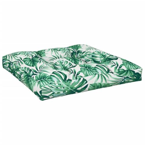 Hynde til pallesofa 70x70x10 cm bladmønster (OUTLET A)