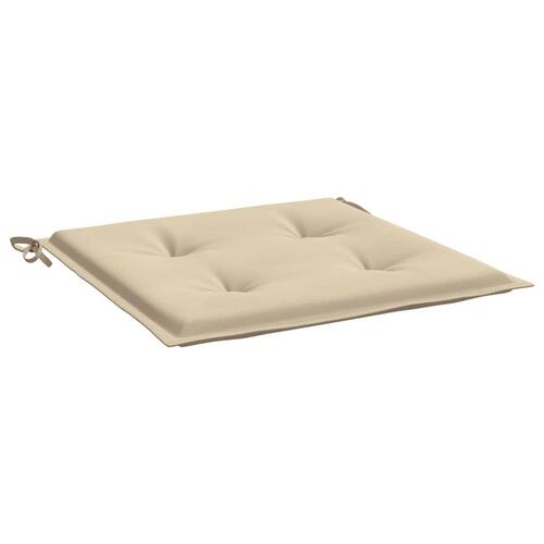 Hynder til havestol 6 stk. 50x50x3 cm oxfordstof beige