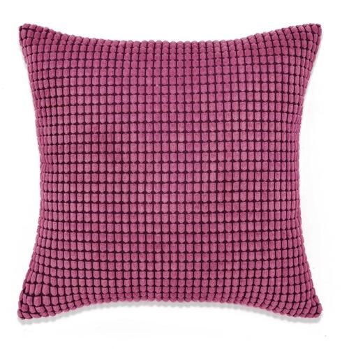 Pudesæt 2 stk. velour 45 x 45 cm lyserød