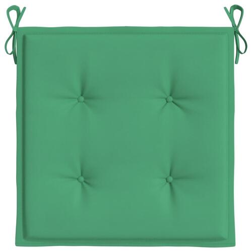 Hynder til havestol 4 stk. 50x50x3 cm oxfordstof grøn