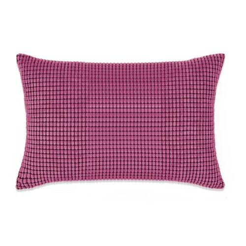 Pudesæt 2 stk. velour 40 x 60 cm lyserød