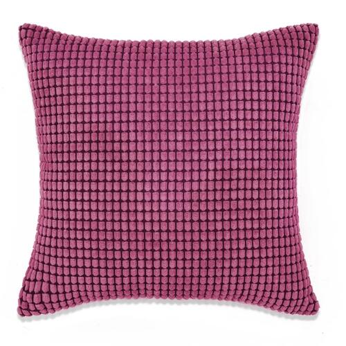 Pudesæt 2 stk. velour 60 x 60 cm lyserød
