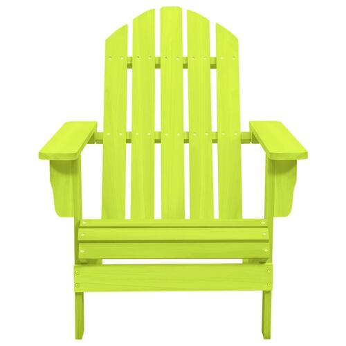 Adirondack-havestol massivt grantræ grøn