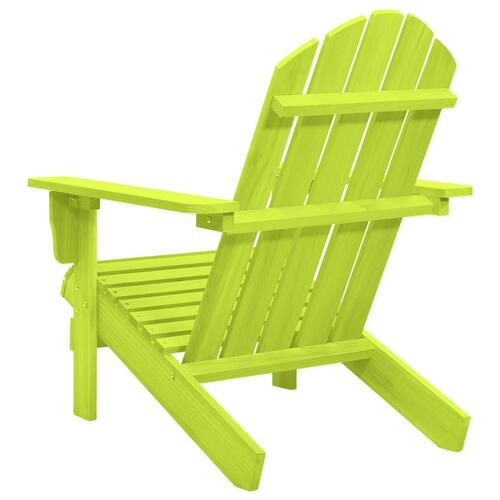 Adirondack-havestol massivt grantræ grøn