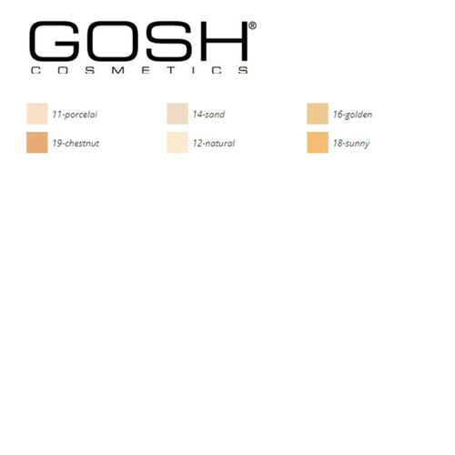 Flydende makeup foundation X-Ceptional Wear Gosh Copenhagen (35 ml) 16-golden 3