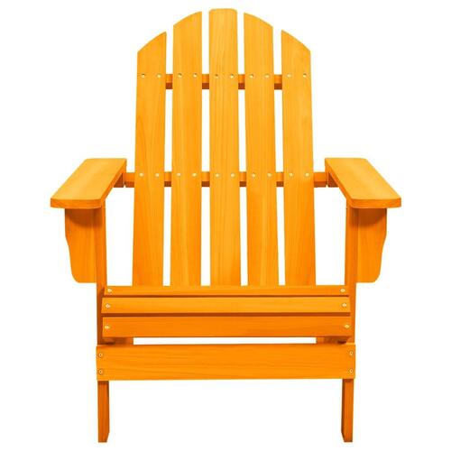 Adirondack-havestol massivt grantræ orange