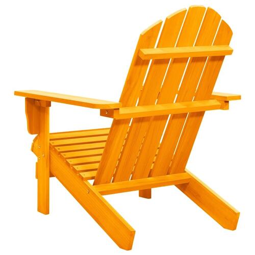Adirondack-havestol massivt grantræ orange
