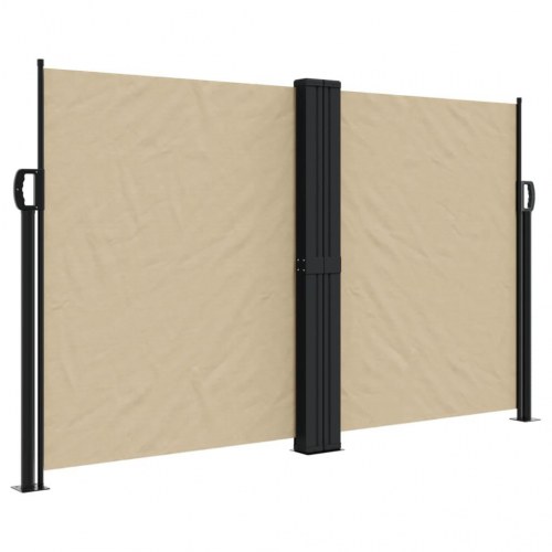 Sammenrullelig sidemarkise 140x1000 cm beige
