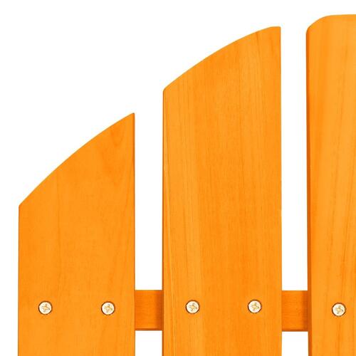 Adirondack-havestol massivt grantræ orange