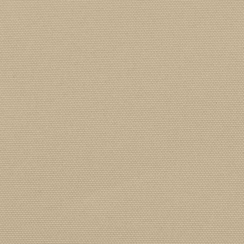 Sammenrullelig sidemarkise 140x1000 cm beige