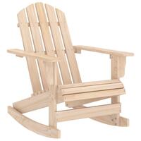 Adirondack-gyngestol massivt grantræ