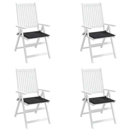 Hynder til havestol 4 stk. 50x50x4 cm oxfordstof sort
