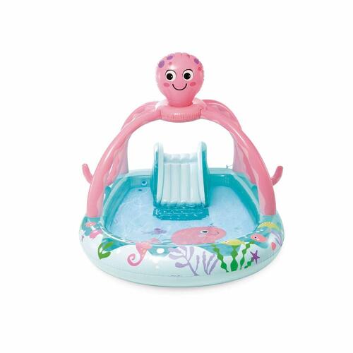 Oppustelig Pool til Børn Intex Octopus 229 L 243 x 183 x 150 cm Blæksprutte