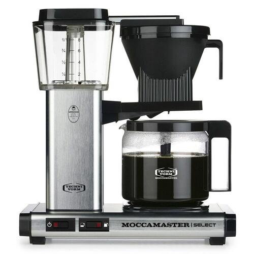 Drip Coffee Machine Moccamaster Sort Stål 1520 W 1,25 L