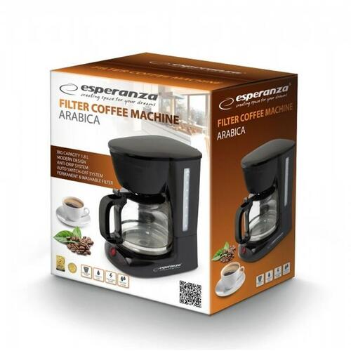 Superautomatisk kaffemaskine Esperanza EKC005 Sort 950 W 1,8 L