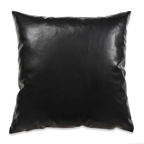 Pudesæt 2 stk. PU 60 x 60 cm sort