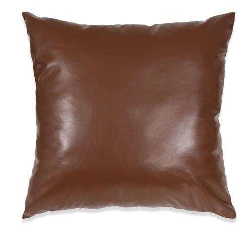 Pudebetræk 2 stk. PU 45 x 45 cm brun