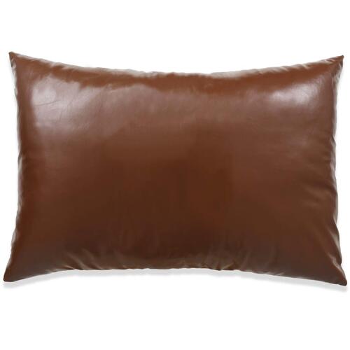 Pudesæt 2 stk. PU 40 x 60 cm brun