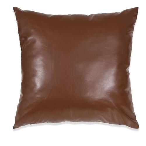 Pudesæt 2 stk. PU 60 x 60 cm brun