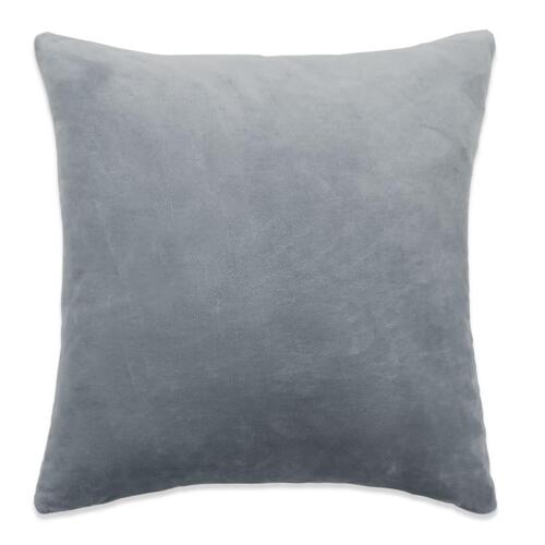 Pudebetræk 4 stk. 50x50 cm stof grå