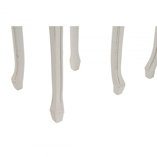 Indskudsborde - sæt á 2, hvid/brun