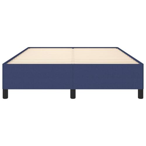 Sengeramme uden madras 140x190 cm stof blå