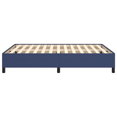 Sengeramme uden madras 140x190 cm stof blå
