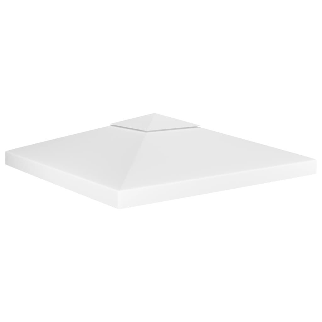 Pavillontopdække i 2 lag 3x3 m 310 g/m² hvid