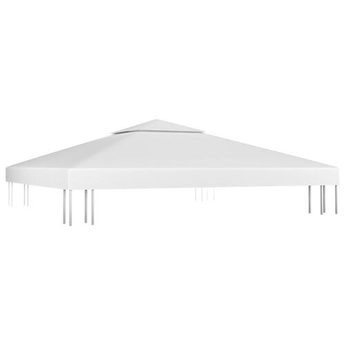 Pavillontopdække i 2 lag 3x3 m 310 g/m² hvid