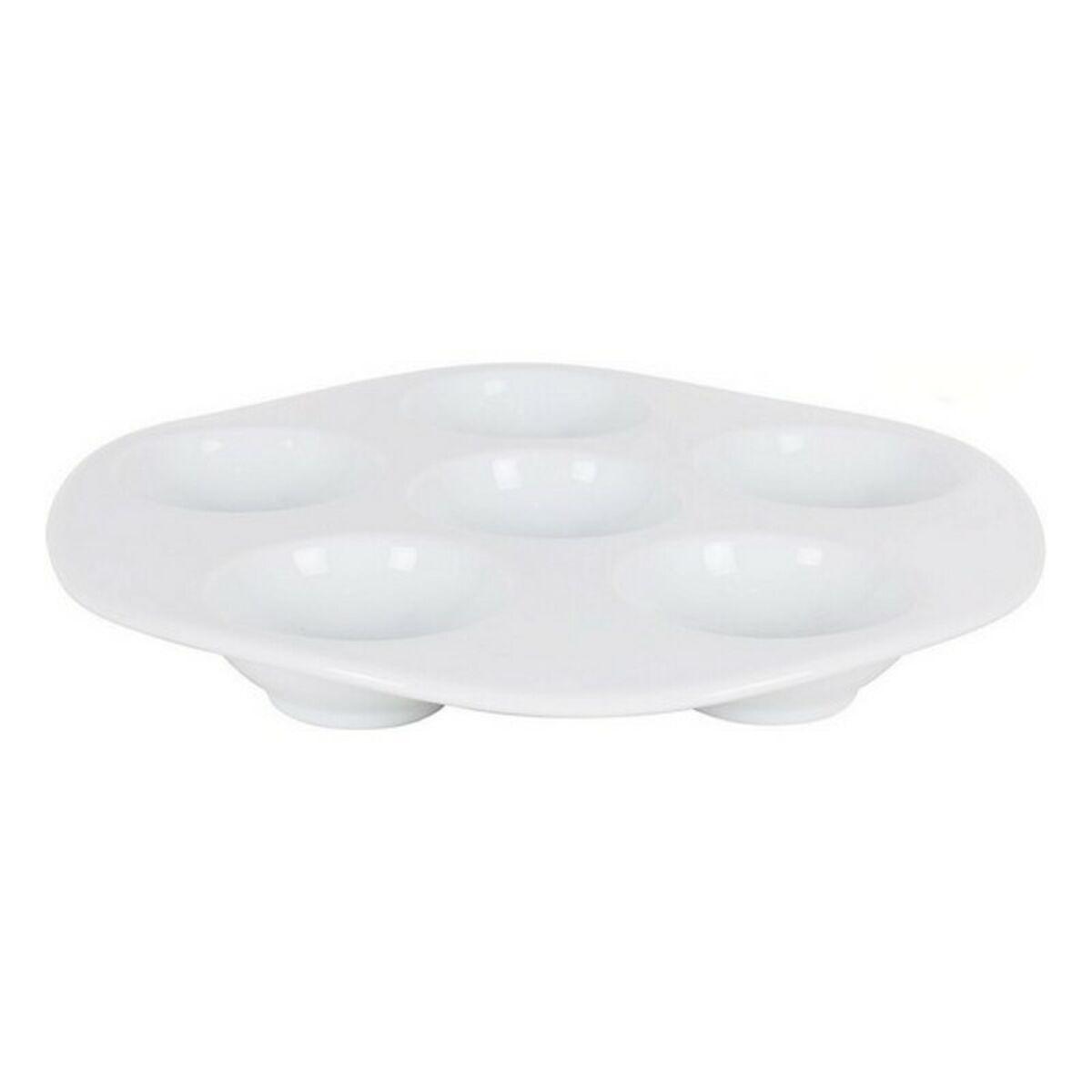 Snackskål Inde 729c3 Hvid Porcelæn 6 rum