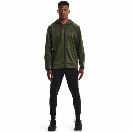 Sportsjakke til Mænd Under Armour Fleece FZ Oliven S