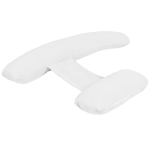 Graviditetspude H-form 80 x 140 cm hvid