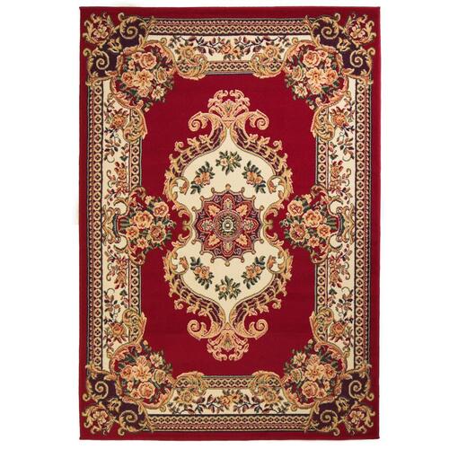 Orientalsk tæppe 120x170 cm rød/beige
