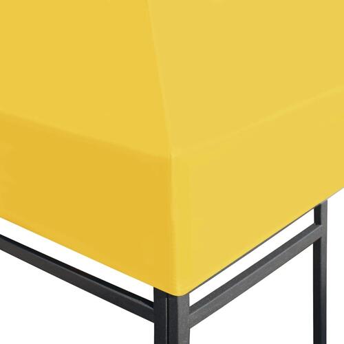 Pavillontopdække 3x3 m 270 g/m² gul