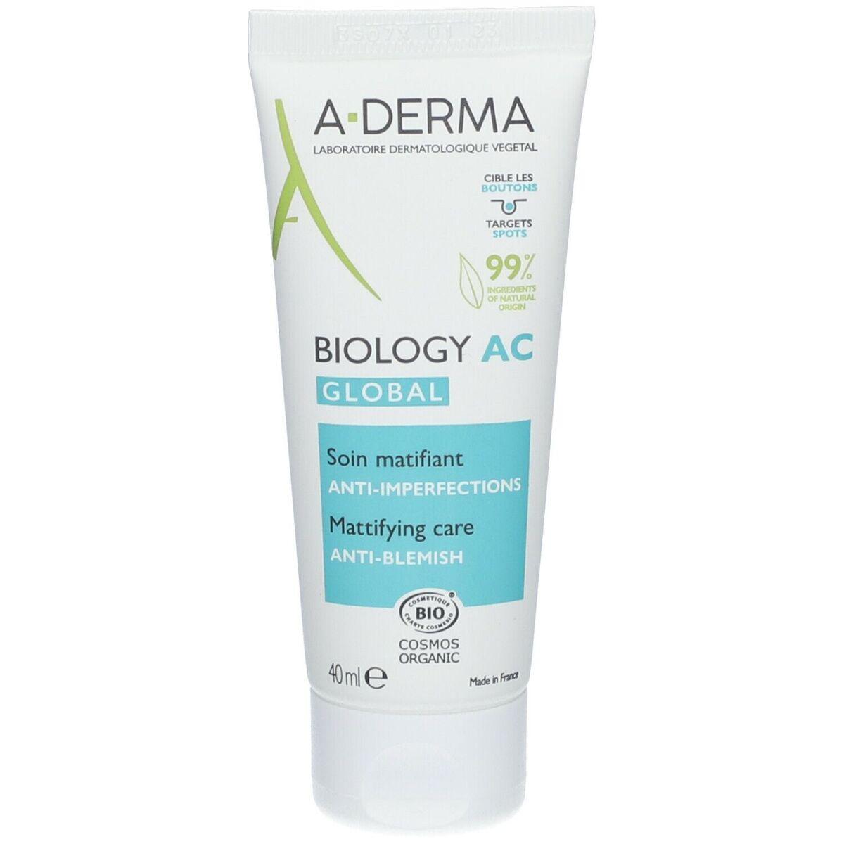A-Derma Biology AC Global dagcreme - Soin Matifiant Anti-Imperfection 40 ml billede