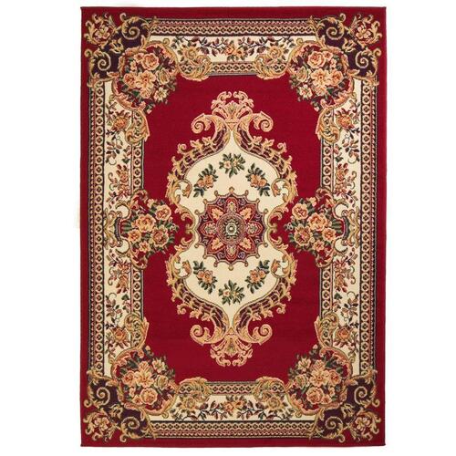 Orientalsk tæppe 140x200 cm rød/beige