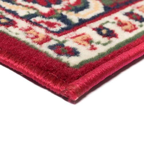 Orientalsk tæppe 80x150 cm rød/beige