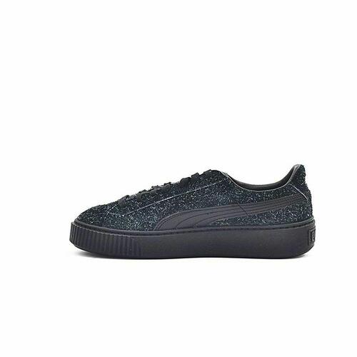 Sportssneakers til damer Puma Suede Platform Eletal Sort 37