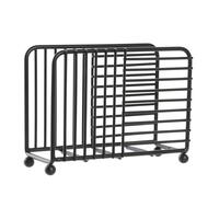 Servietholder rist Sort Metal 15,5 x 6,5 x 11,5 cm