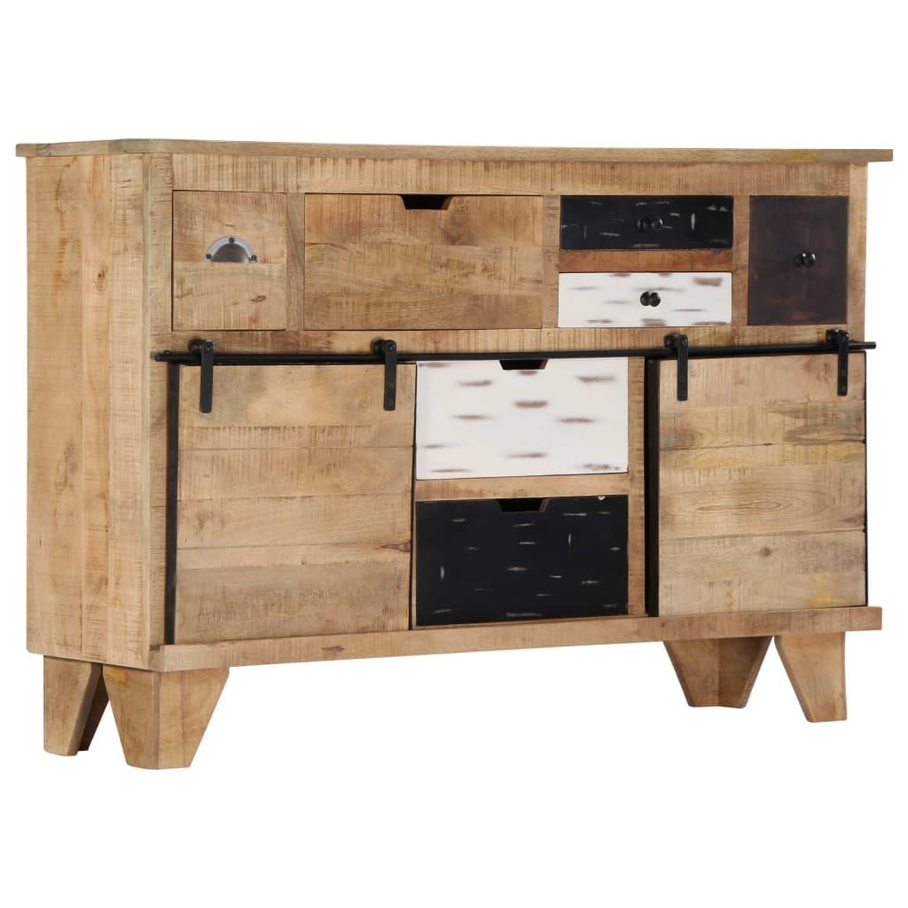Skænk 140x38x90 cm massivt mangotræ
