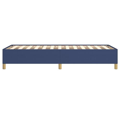 Sengeramme 80x200 cm stof blå