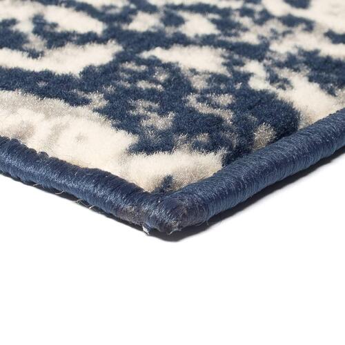 Moderne tæppe paisley-design 160 x 230 cm beige/blå