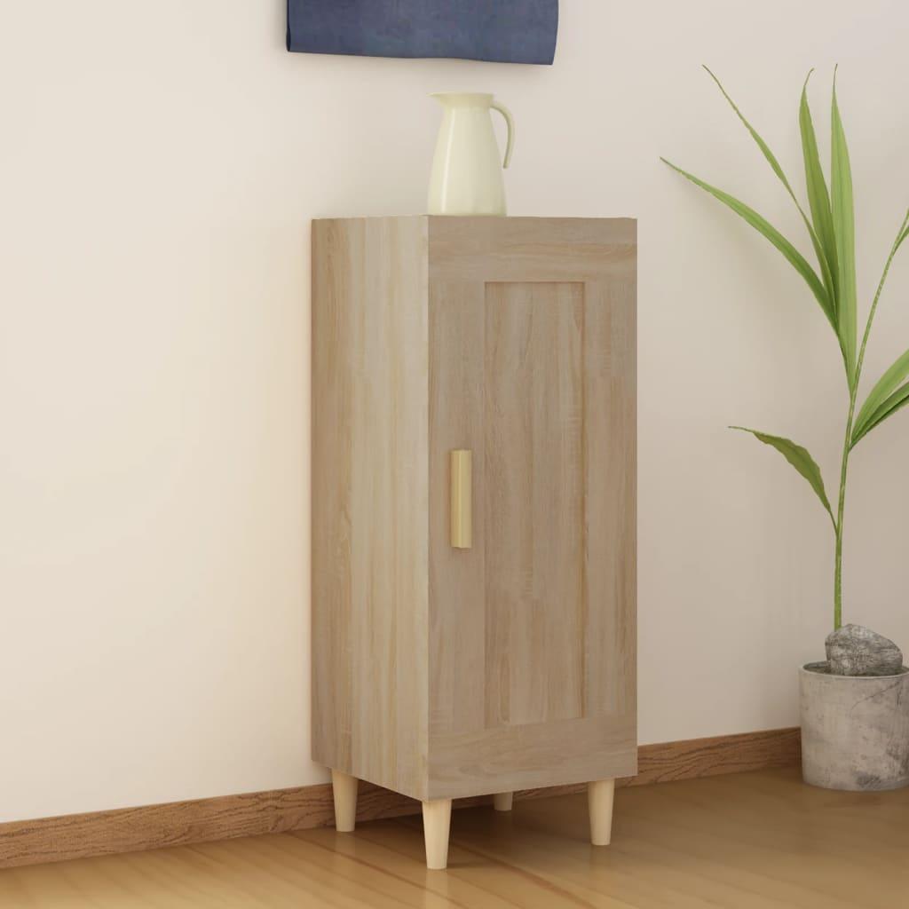 Skænk 34,5x34x90 cm konstrueret træ sonoma-eg