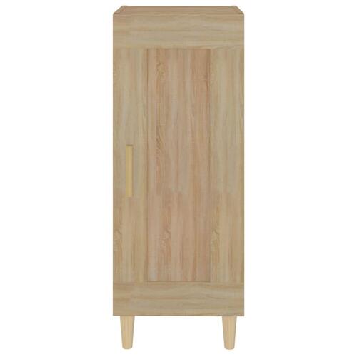 Skænk 34,5x34x90 cm konstrueret træ sonoma-eg